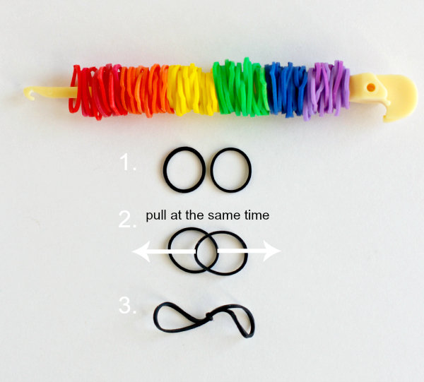 Make Rainbow Loom Bands Longer for a Pencil Topper Pom Pom