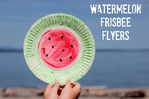 Make Watermelon Frisbee Flyers for the Beach