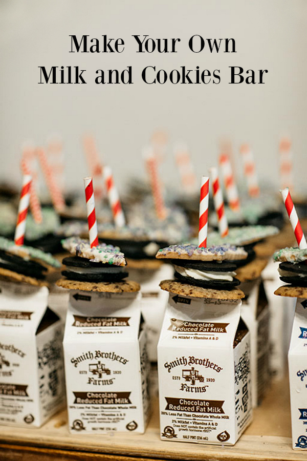 Make Your Own Milk and Cookies Bar