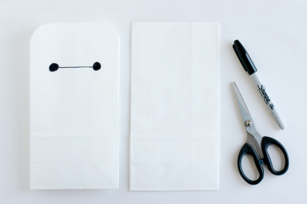 Make a Baymax Goodie Bag for a Big Hero 6 Birthday Party