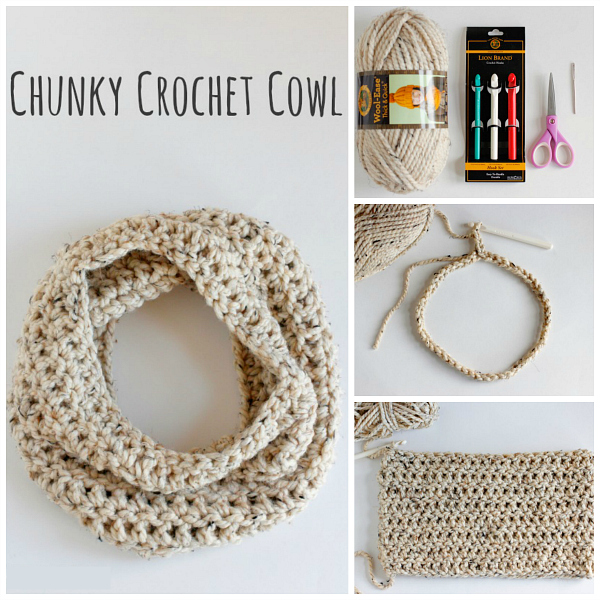 Make a Chunky Crochet Cowl to Wear
