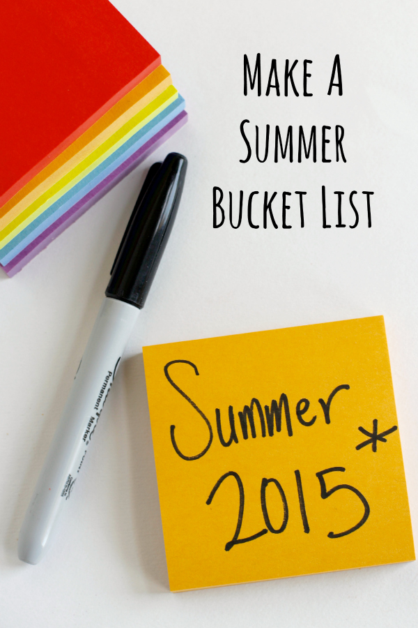 Make a Summer Bucket List with Kids
