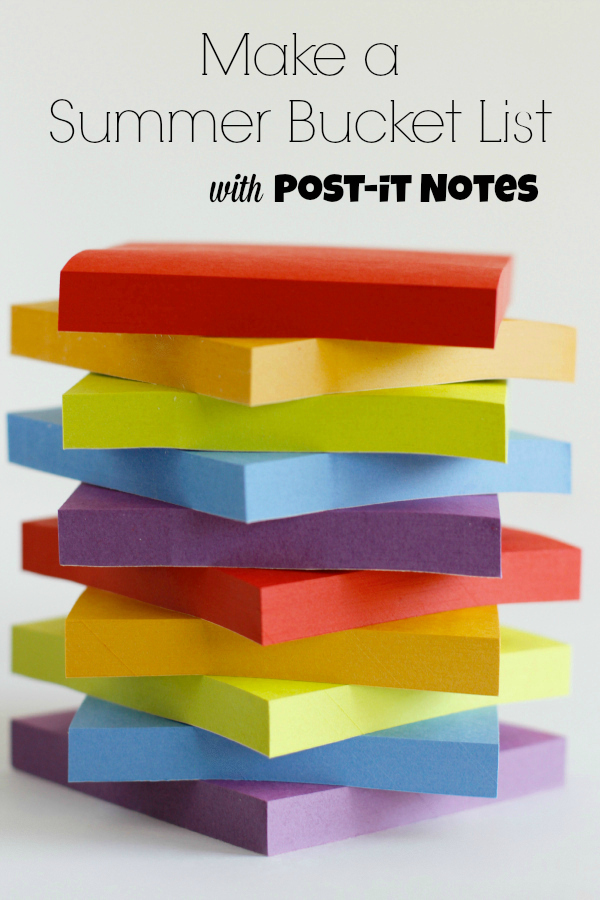 Make a Summer Bucket List with Post-it Brand