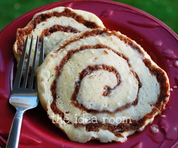 Cinnamon Swirl Pancakes