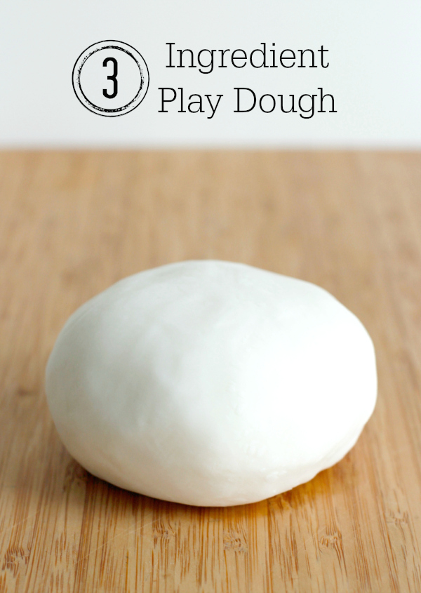 Making 3 Ingredient Play Dough in 5 Minutes