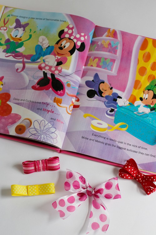 Making Hair Bows with Minnie in Paris