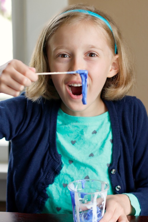 Making Slime with Green Kids Crafts