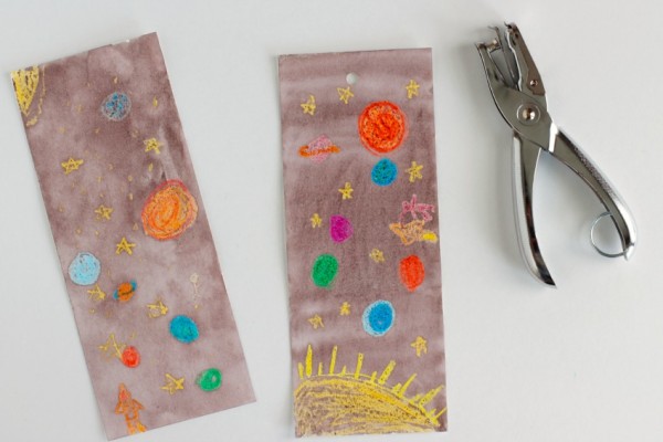 Making Watercolor Bookmarks