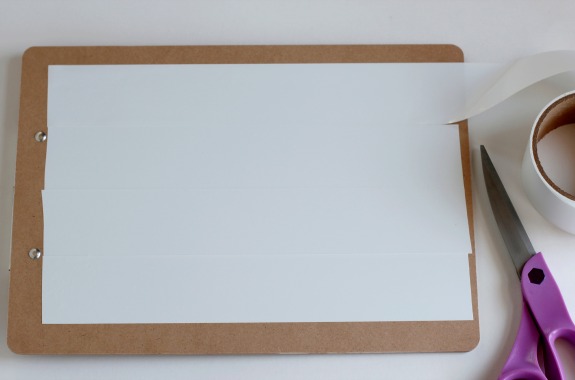 Making a Dry Erase Clipboard