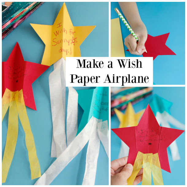 Making a Shooting Star Wish Paper Airplane