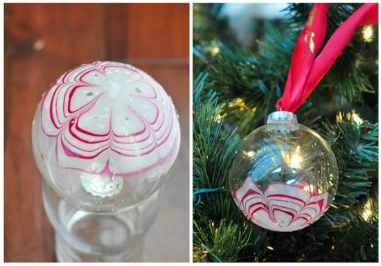 Marbled Glass Ornament