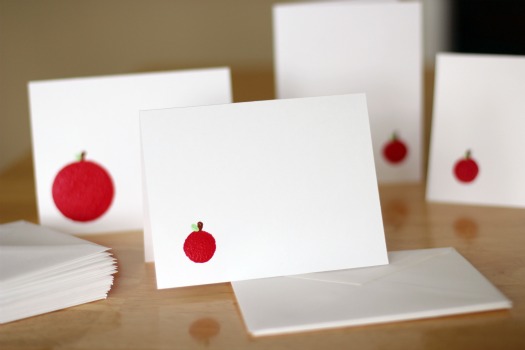 Martha Stewart Plaid painted cards