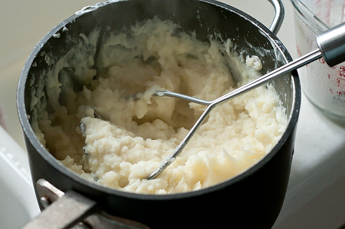 Mashing The Best Mashed Potatoes