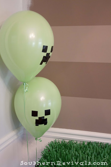 Minecraft Creeper Balloons