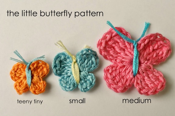 Mini Butterfly Crochet Patters from littlebirdiesecrets.com