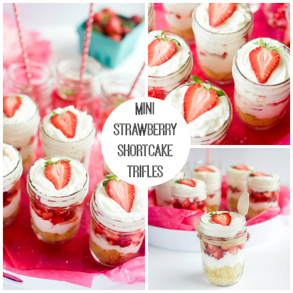 Mini Strawberry Shortcake Trifles
