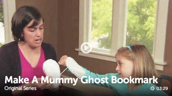 Mummy Ghost Craftspiration makeandtakes.com