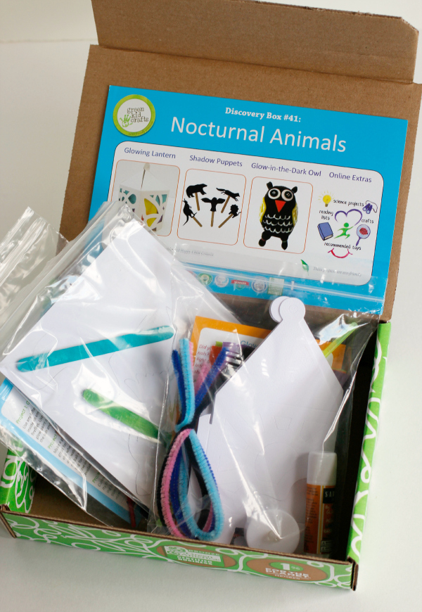 Nocturnal Animals Discovery Box from Green Kid Crafts