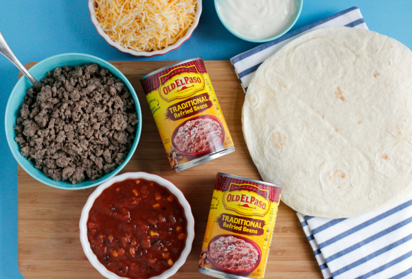 Old El Paso Refried Beans for Mexican Lasagna