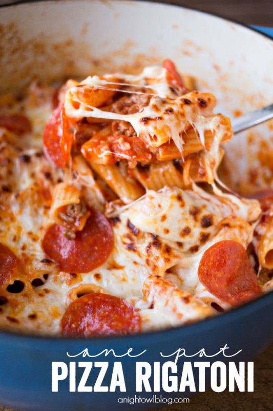  One Pot Pizza Rigatoni