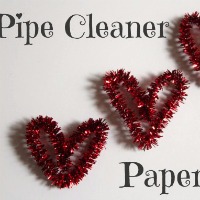 Pipe Cleaner Heart Paper Clips