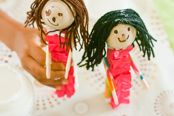 Crafting With Kids: Paper Tube People Puppets