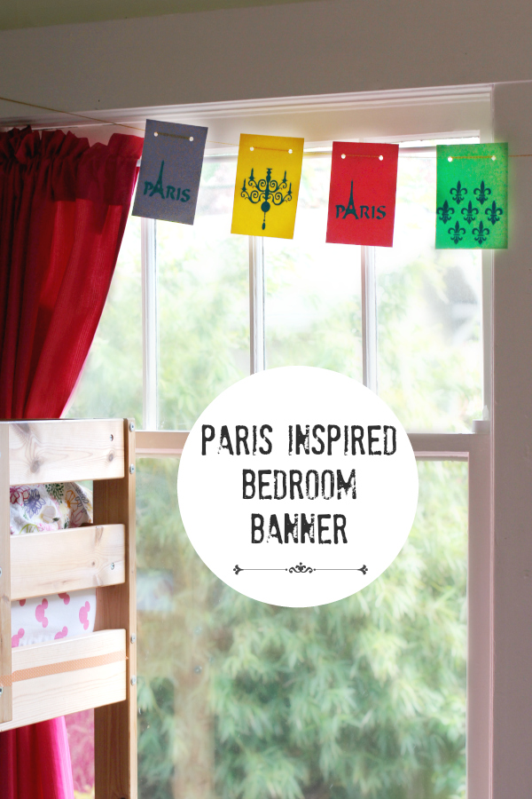 Paris Inspired Tween Bedroom Banner