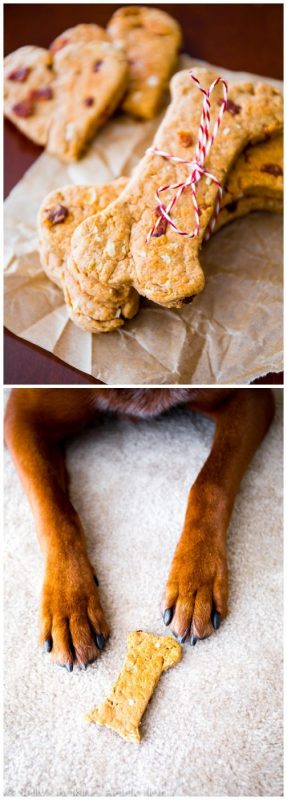 Homemade Peanut Butter Bacon Dog Treats