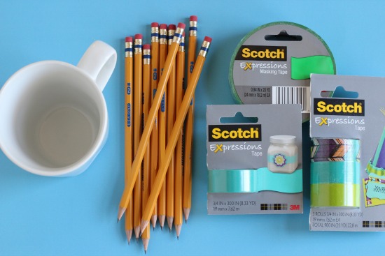 Personalized Pencil Mug Supplies