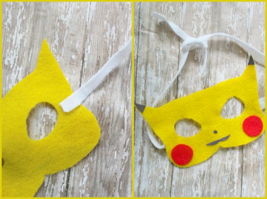 Pikachu Felt Mask