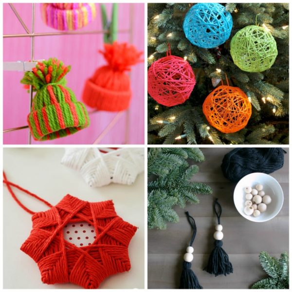 9 DIY Yarn Ornaments to Adorn Your Christmas Tree