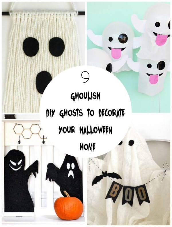 9 Ghoulish DIY Ghosts to Decorate Your Halloween Home