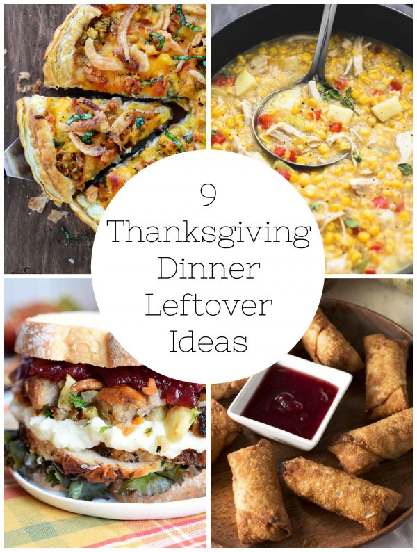 9 Thanksgiving Dinner Leftover Ideas