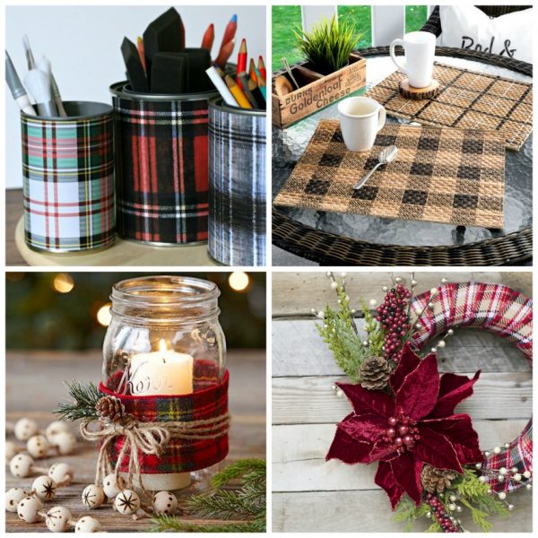 6 DIY Crafts to Decorate with Flannel Plaid