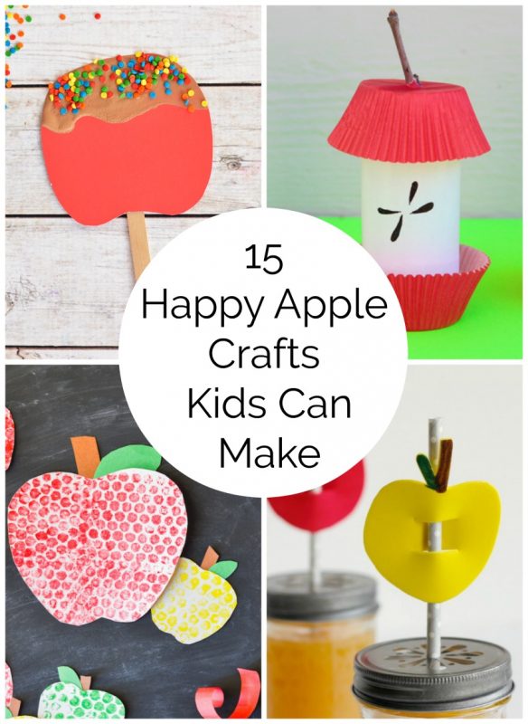 15 Happy Apple Crafts Kids Can Make