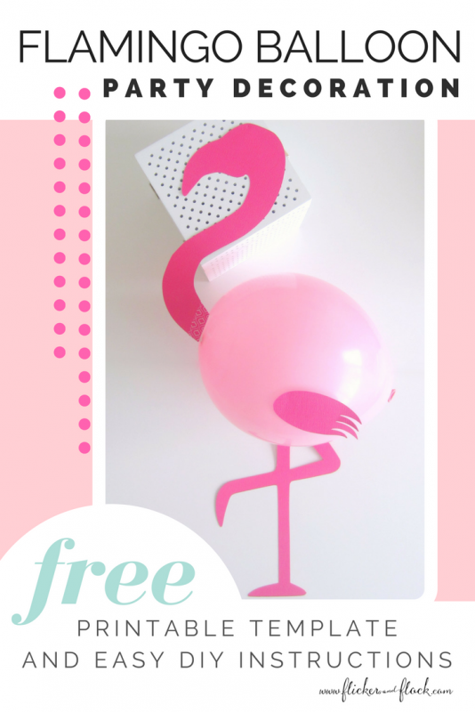 DIY Flamingo Party Balloons