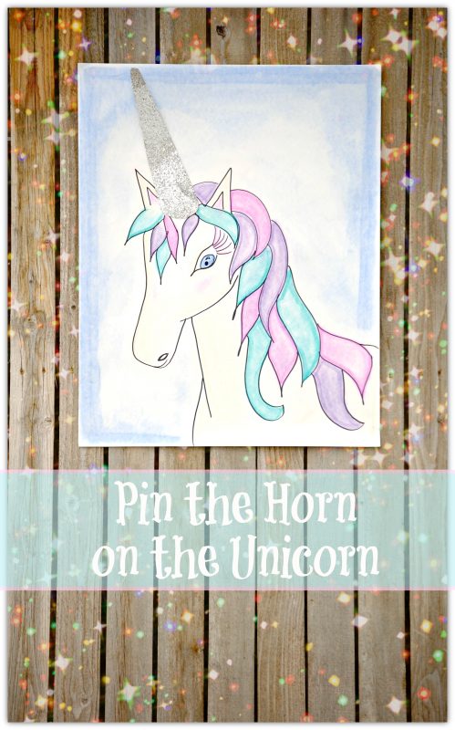 Pin the Horn on the Unicorn Game