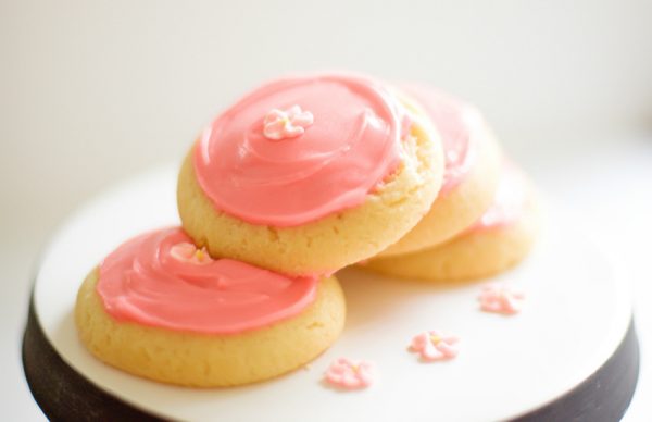 Pink Frosted Sugar Cookies Recipe