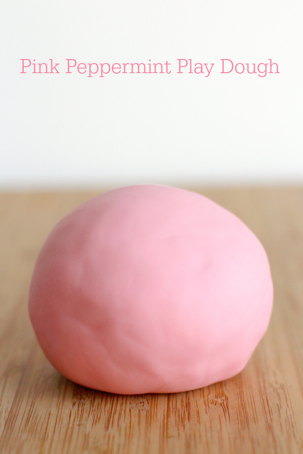 Pink Peppermint Play Dough Homemade Recipe