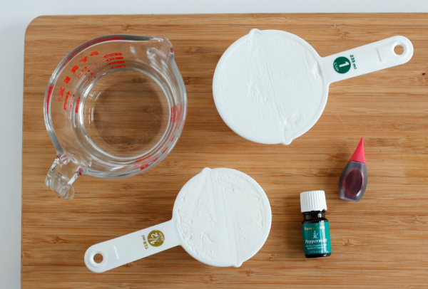 Pink Peppermint Play Dough Ingredients
