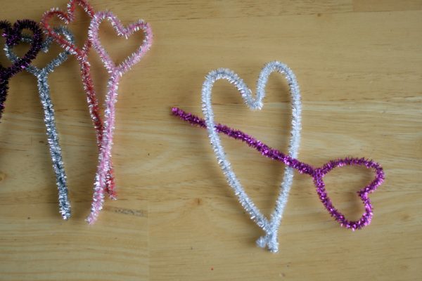 Pipe Cleaner Heart Arrows