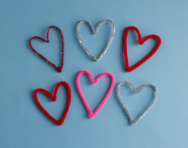 Pipe Cleaner Hearts 6