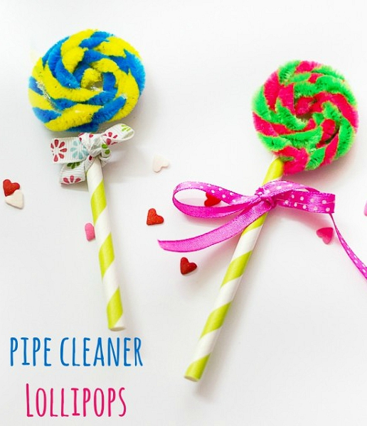 Pipe Cleaner Lollipops