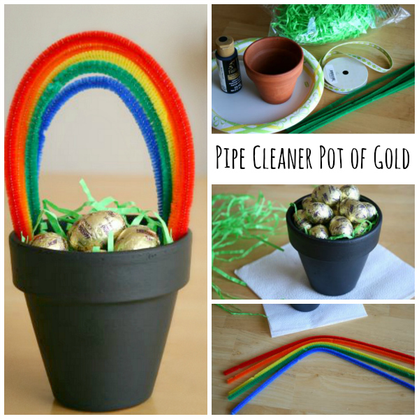 Pipe Cleaner Pot of Gold Kids Craft