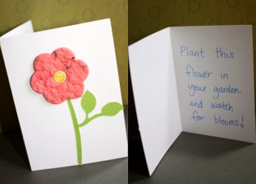 homemade birthday cards for kids. It is homemade paper with