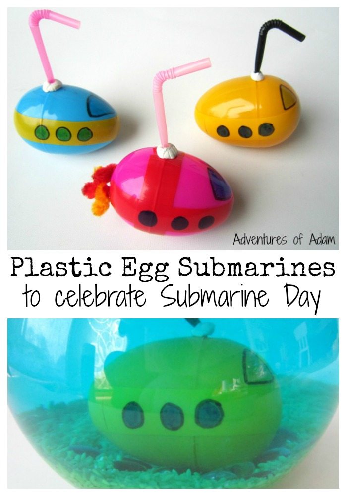 Plastic Egg Submarines