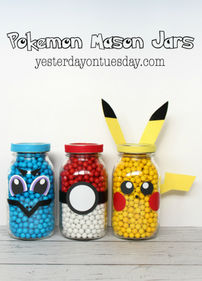 Pokémon Mason Jars