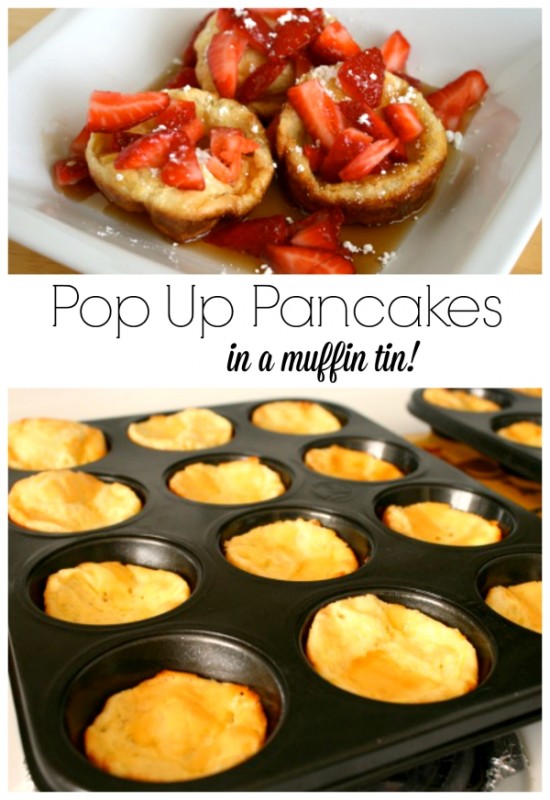 Pop Up Pancakes in a Muffin Tin
