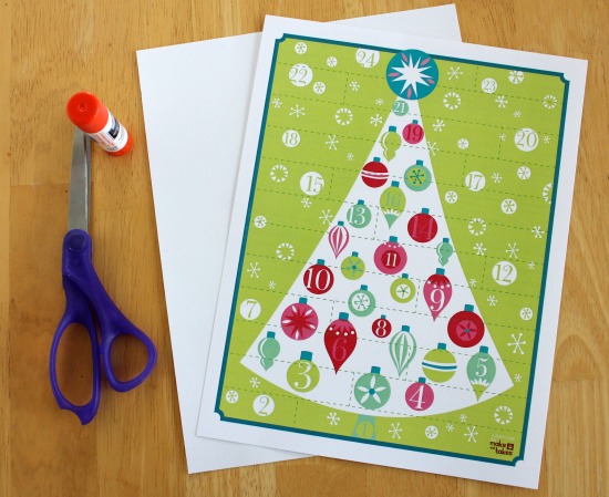 Printable Christmas Advent Calendar