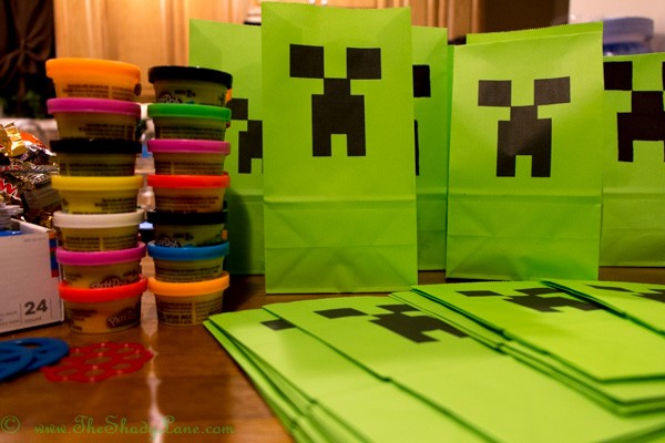 Minecraft Party Bags